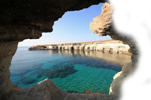 Cyprus Sea Caves Wallpaper
