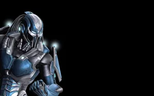 Cyrax Of Mortal Kombat In Action Wallpaper