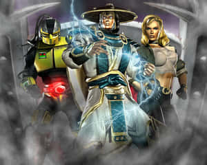 Cyrax, The Deadly Cybernetic Assassin From Mortal Kombat Wallpaper