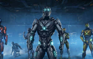 Cyrax Unleashing His Net Attack In Mortal Kombat Wallpaper