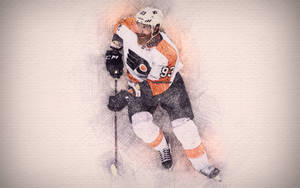 Czech Professional Ice Hockey Player Jakub Voracek Poster Wallpaper