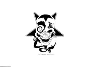 D Gray Man Skull Logo Wallpaper