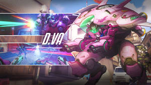 D.va Controlling A Mech Suit Wallpaper