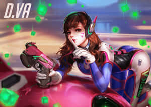 D.va In Overwatch Game Wallpaper