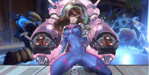 D.va Of Overwatch - Ready For Action Wallpaper