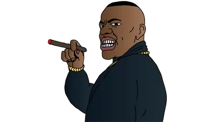 Dababy Cartoon – Come Be A Part Of The Good Vibes! Wallpaper