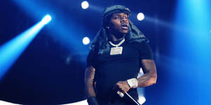 Dababy Performs At Bet 2019 Concert Wallpaper