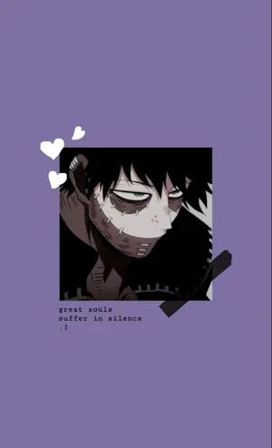 Dabi Suffers In Silence Aesthetic Wallpaper