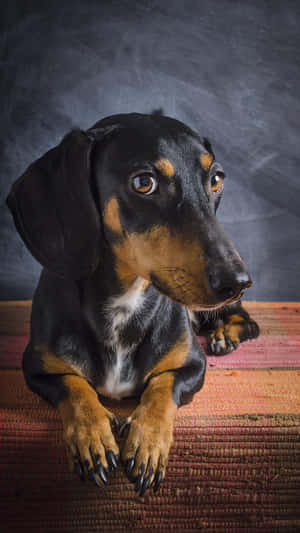 Dachshund Funny Face Wallpaper