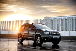 Dacia Duster Sunset Glow Wallpaper