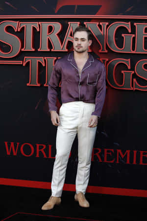 Dacre Montgomery Stranger Things World Premiere Wallpaper