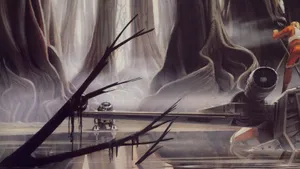 Dagobah_ Swamp_ Landing Wallpaper