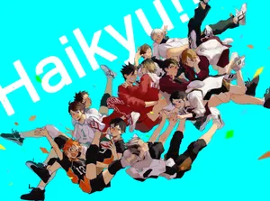 Daichi Sawamura - Volleyball Team Captain In Action Wallpaper