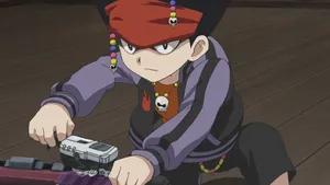 Daigo_ Kurogami_ Beyblade_ Battle_ Prep Wallpaper