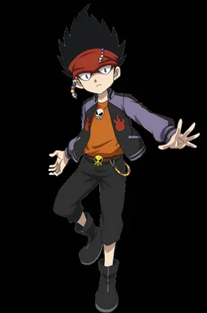 Daigo_ Kurogami_ Beyblade_ Character Wallpaper
