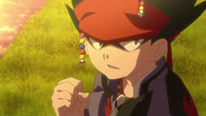 Daigo_ Kurogami_ Beyblade_ Character Wallpaper