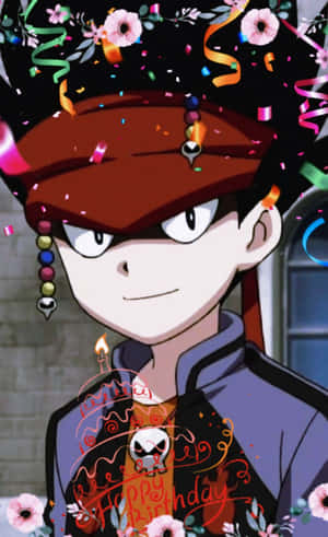 Daigo Kurogami Ready For A Beyblade Battle Wallpaper