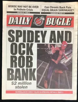 Daily Bugle Building Night View Wallpaper