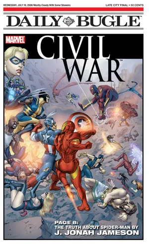 Daily Bugle Civil War Edition Wallpaper