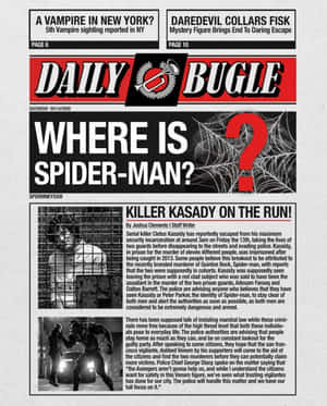 Daily Bugle Spider Man Missing Wallpaper