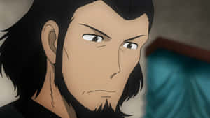 Daisuke Jigen From Lupin Iii In Action Wallpaper