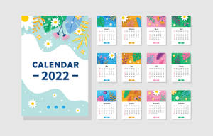 Daisy 2022 Calendar Wallpaper