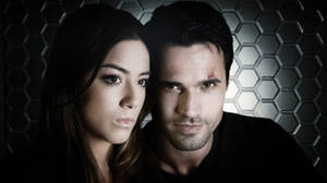 Daisy Johnson And Grant Ward Agents Of Shield Close Up Wallpaper