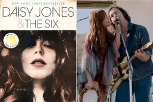 Daisy Jones And The Six Book Coverand Performance Wallpaper