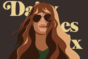 Daisy Jones And The Six Illustration Wallpaper