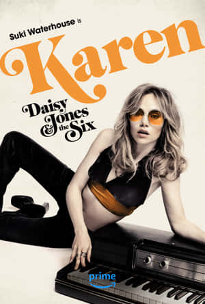 Daisy Jones And The Six Karen Character Poster Wallpaper
