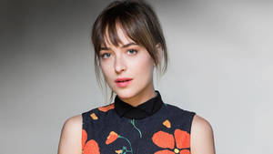 Dakota Johnson In Simple Look Wallpaper