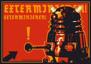 Dalek Propaganda Art Wallpaper