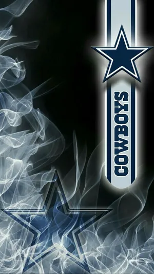 Dallas Cowboys Blue Star Smoky Background Wallpaper