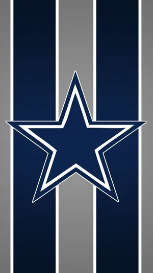 Dallas Cowboys Gray And Blue Stripes Wallpaper