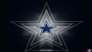 Dallas Cowboys Logo Spotlight Background Wallpaper