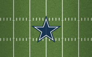 Dallas Cowboys Logoon Field Wallpaper