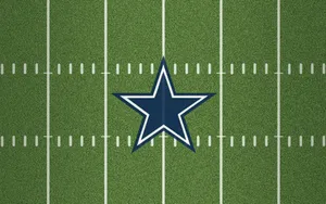 Dallas Cowboys Logoon Field Wallpaper
