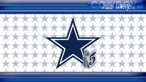 Dallas Cowboys Logowith Starsand Stripes Wallpaper