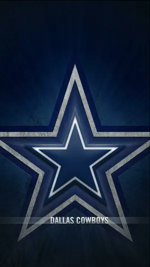 Dallas Cowboys Lone Star With Border Wallpaper