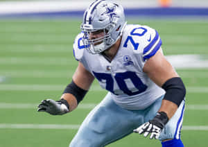 Dallas Cowboys Offensive Lineman Action Wallpaper