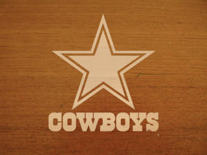 Dallas Cowboys Orange Wood Wallpaper