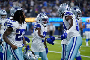 Dallas Cowboys Players Celebrating Wallpaper