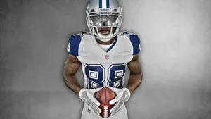 Dallas Cowboys Players Stand Together On The Field. Wallpaper