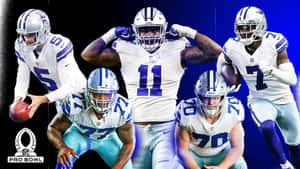 Dallas Cowboys Players Take The Field Wallpaper