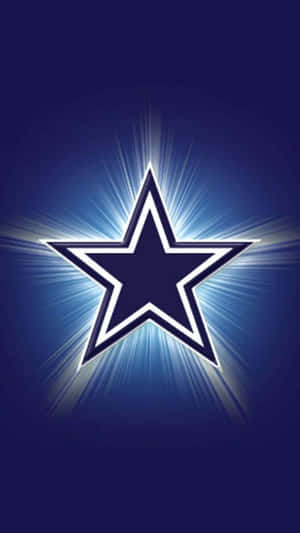 Dallas Cowboys Star Glowing Background Wallpaper