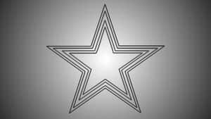 Dallas Cowboys Star Logo Gray Background Wallpaper