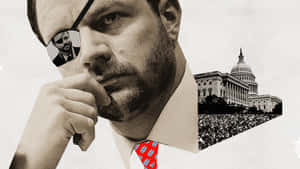 Dan Crenshaw Political Portrait Wallpaper