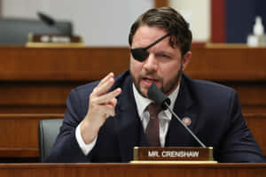 Dan Crenshaw Speakingat Committee Meeting Wallpaper