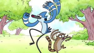 Dancing Regular Show Wallpaper