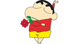 Dancing Shinchan Aesthetic Wallpaper